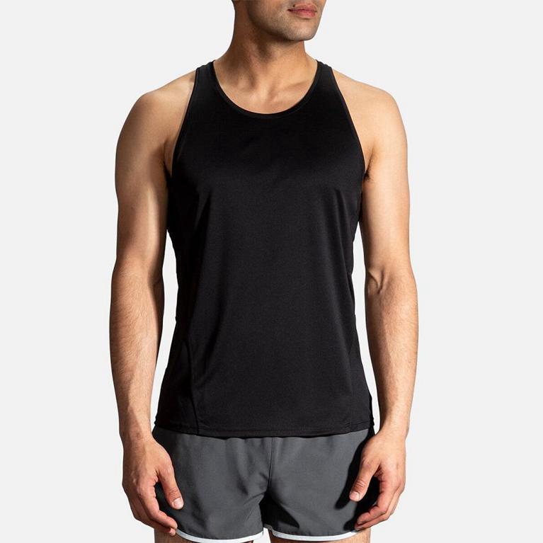 Brooks Stealth Mens Running Tank Top - Grey - Indonesia (DAXG-75932)